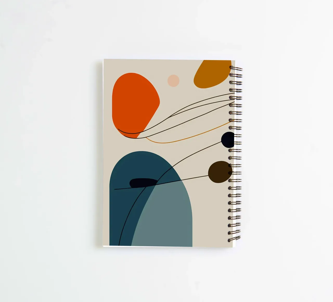 Abstract Art spiral notebook by Aiden Garcia