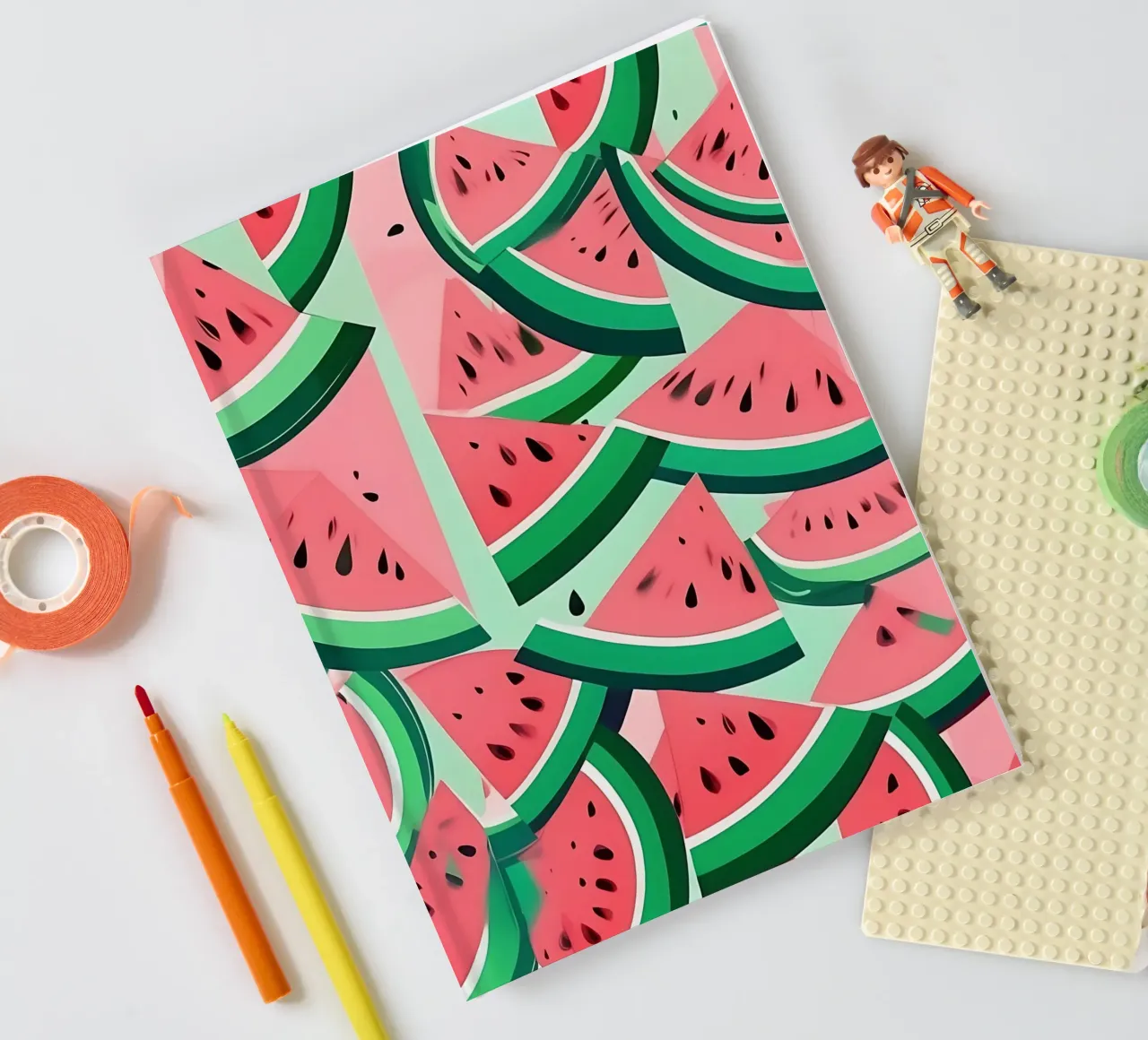 Watermelon_style_A_3 notebook by Pink- und LoveArt by LK