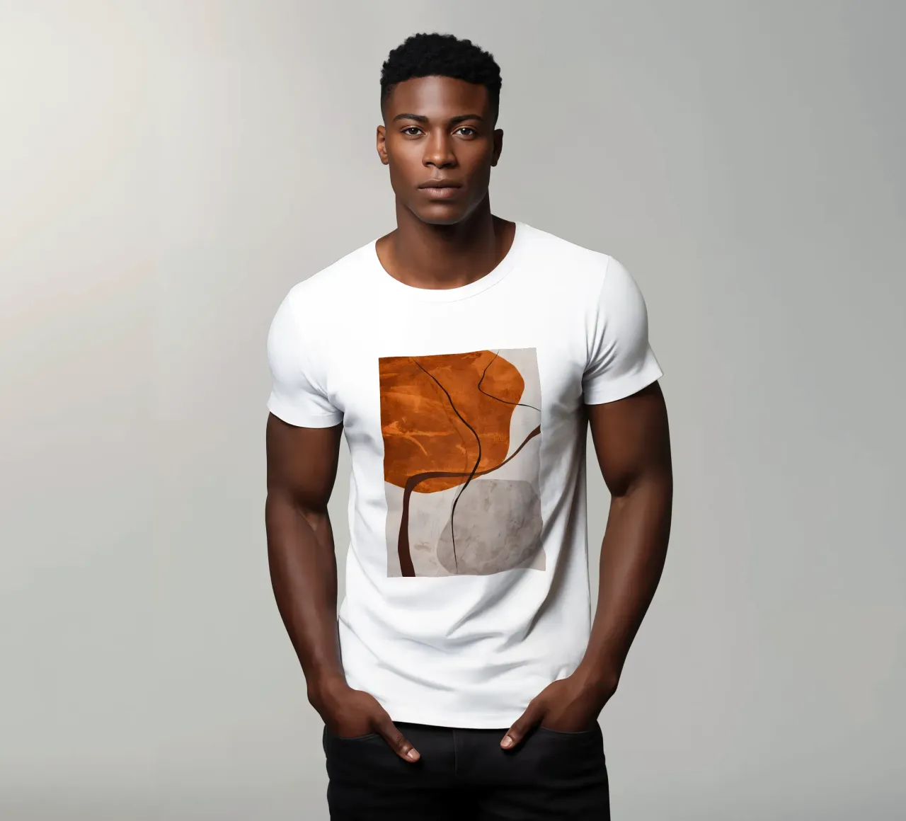 ORGANIC ABSTRACT 245B t-shirt by Aiden Garcia