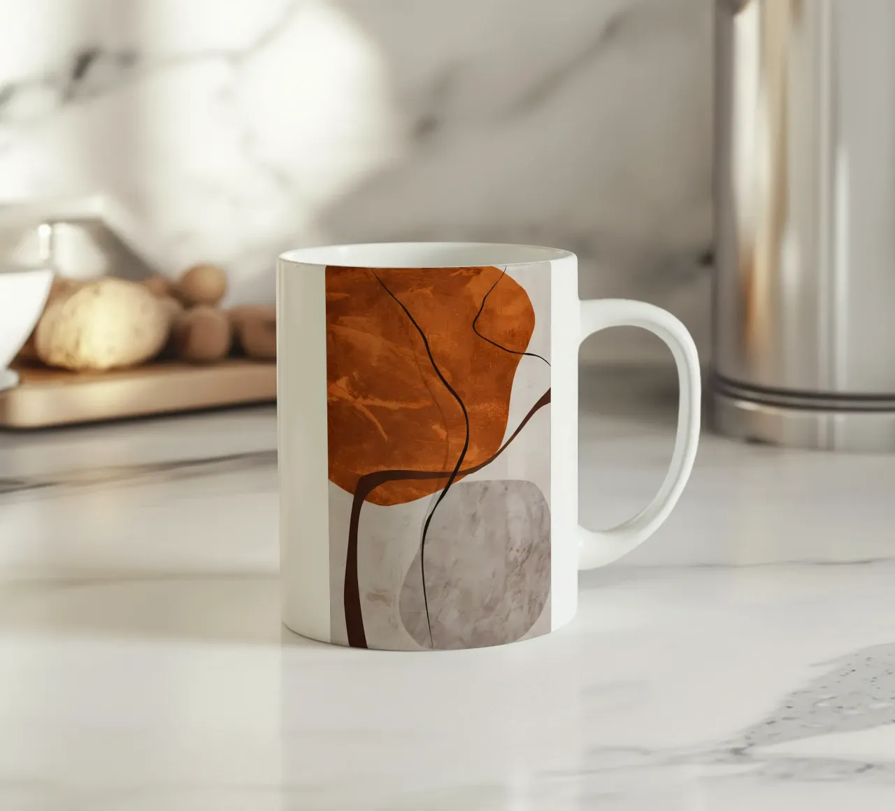 ASTRATTO ORGANICO 245B tazza in ceramica da Aiden Garcia
