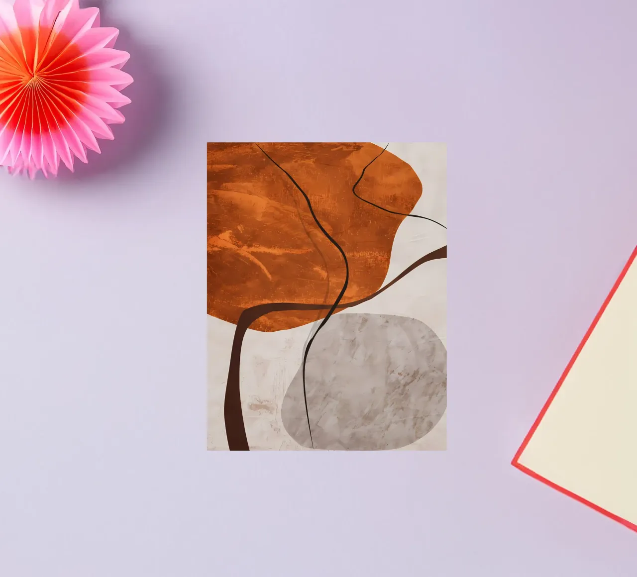 ORGANIC ABSTRACT 245B sticker by Aiden Garcia