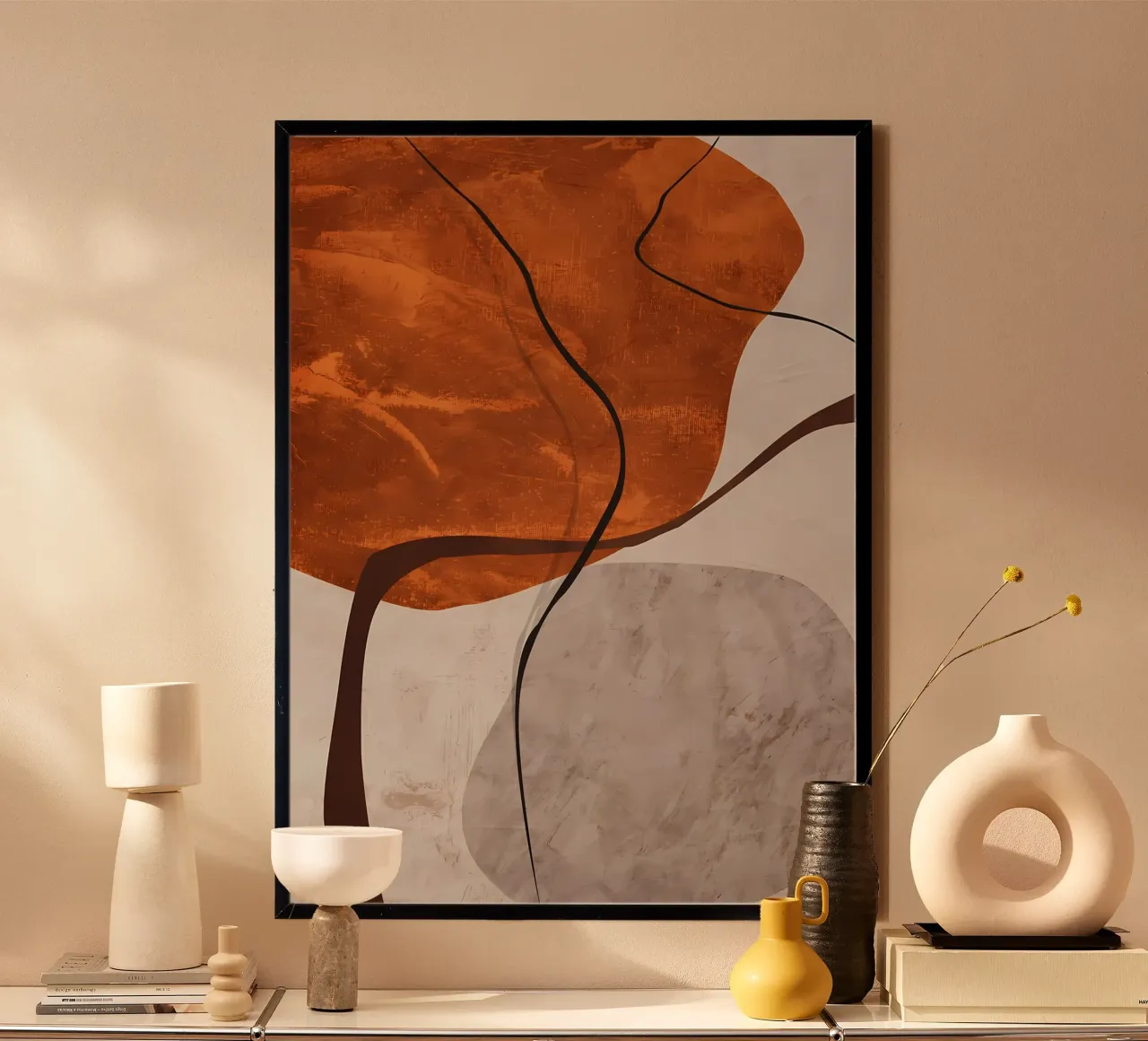ASTRATTO ORGANICO 245B poster da Aiden Garcia