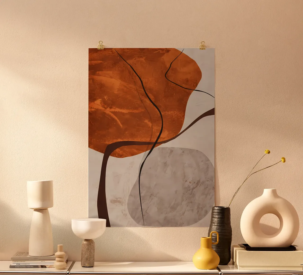ASTRATTO ORGANICO 245B poster da Aiden Garcia