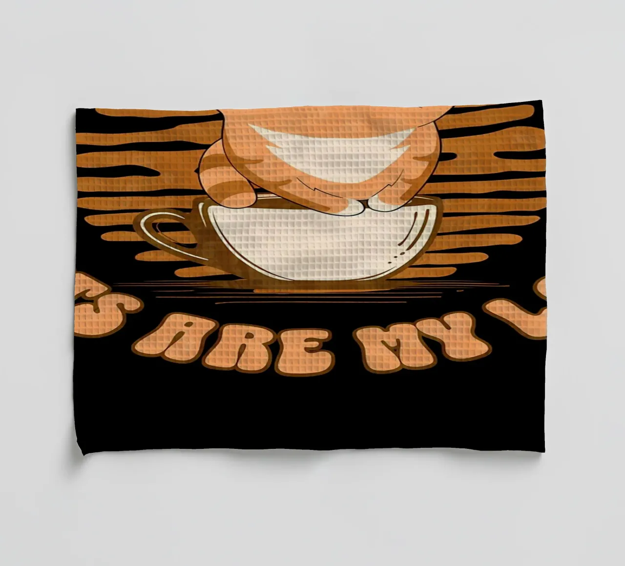 Caffè e gatti canovaccio da cucina da Bartosz Powalka