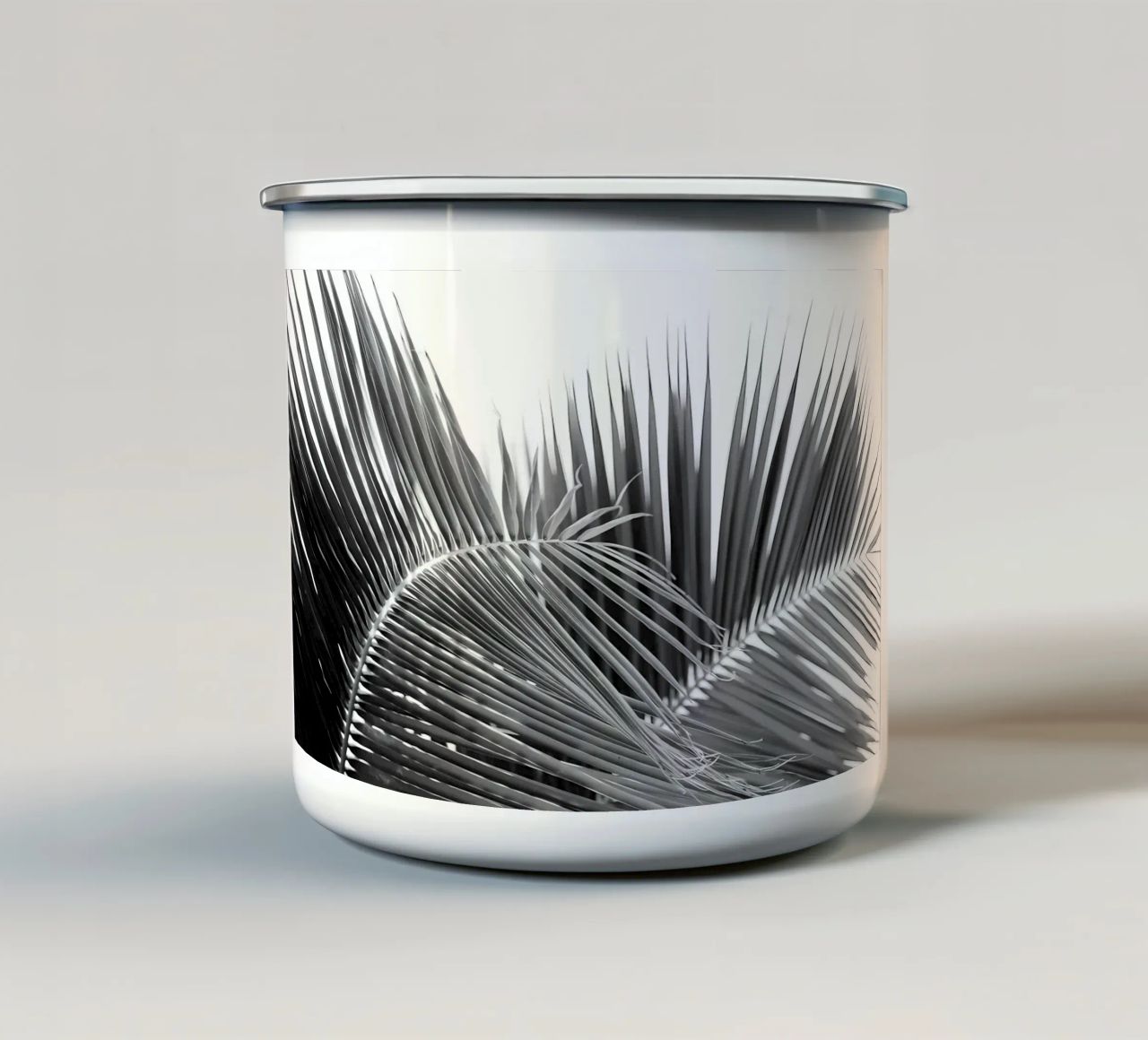 Palme caraibiche lussureggianti 2 tazza in smalto da Matthew Katz