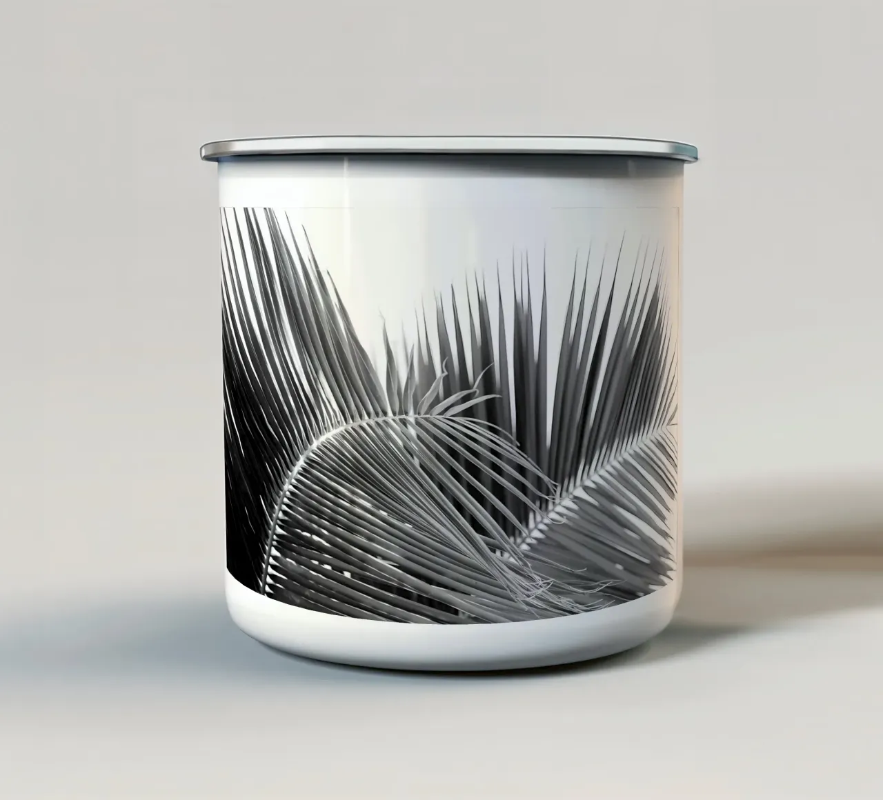 Palme caraibiche lussureggianti 2 tazza in smalto da Matthew Katz
