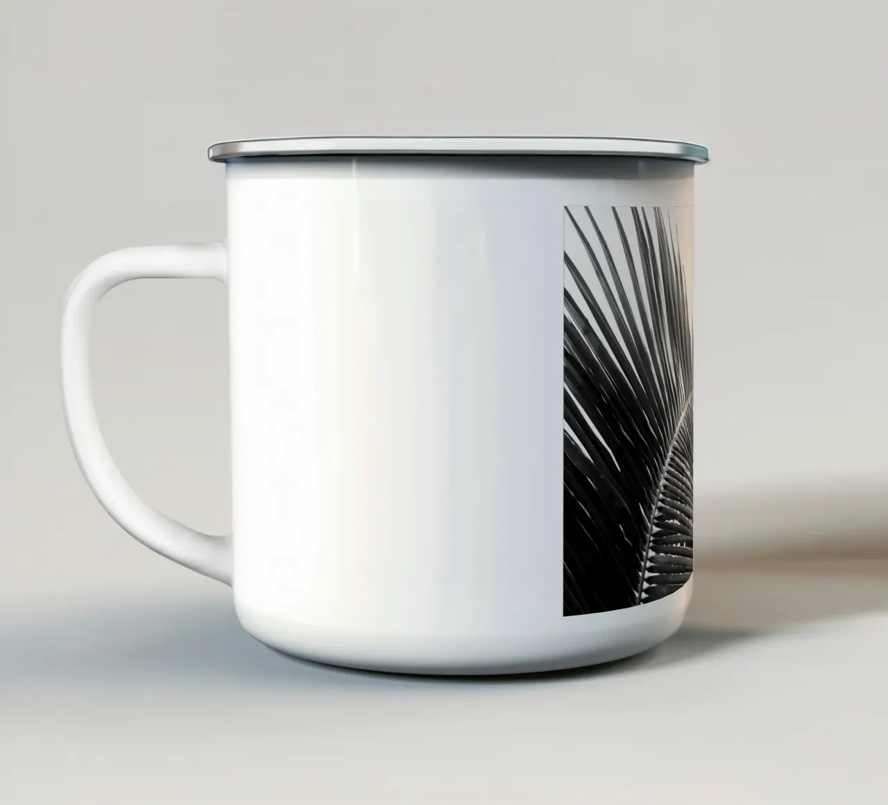 Palme caraibiche lussureggianti 2 tazza in smalto da Matthew Katz