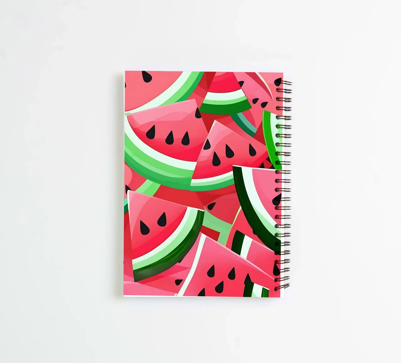 Watermelon_style_A_4 spiral notebook by Pink- und LoveArt by LK