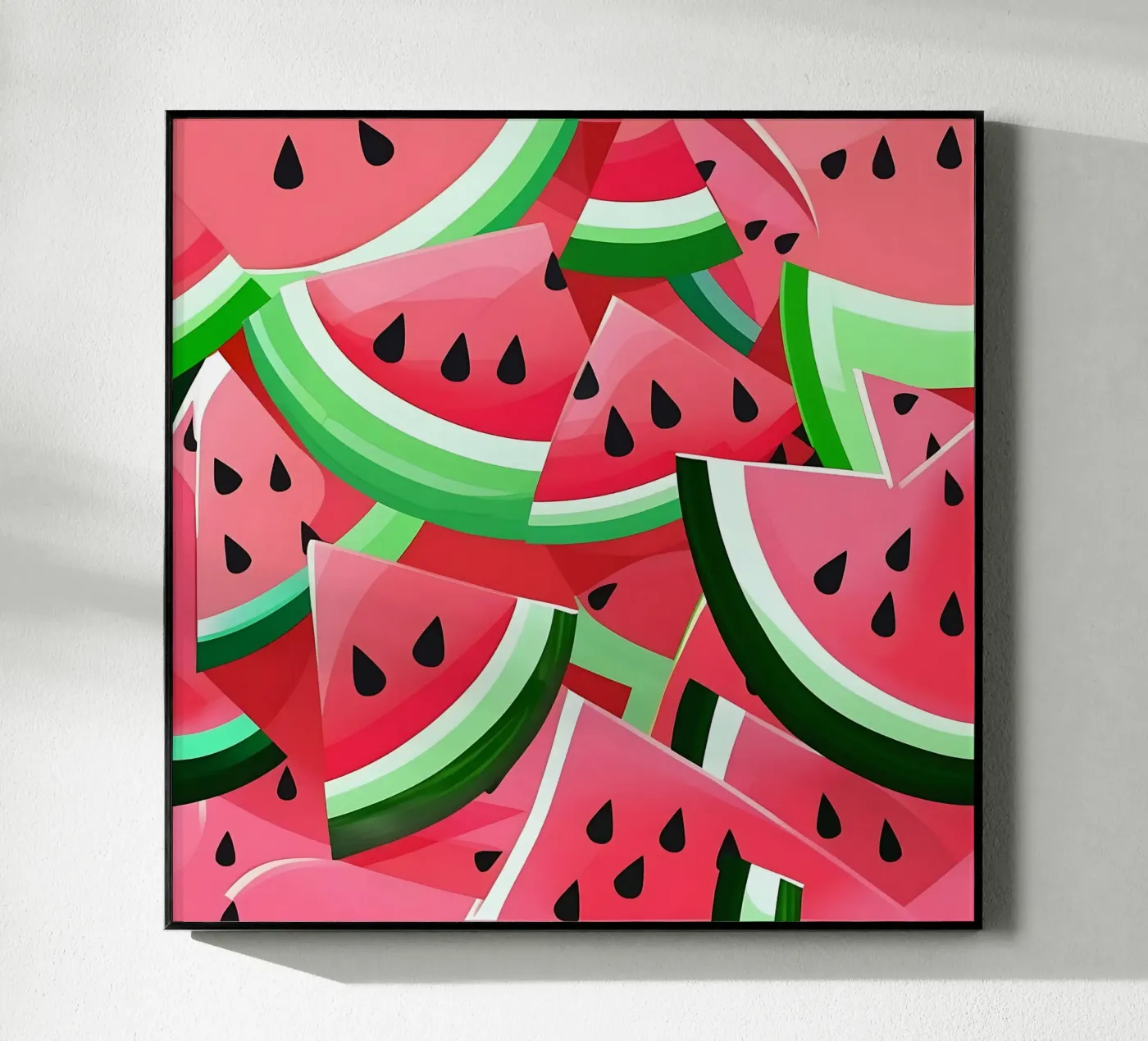 Watermelon_style_A_4 acryl van Pink- und LoveArt by LK