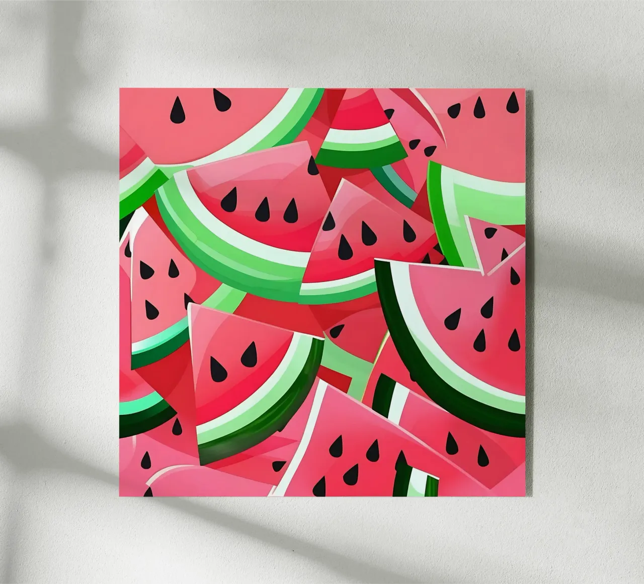 Pastèque_style_A_4 plexiglas de Pink- und LoveArt by LK