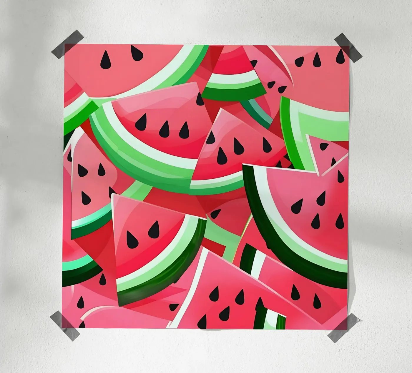 Watermelon_style_A_4 poster de Pink- und LoveArt by LK