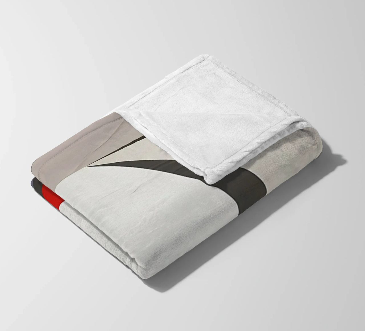 GEOMETRIC ABSTRACT 563B1 fleece blanket by Aiden Garcia