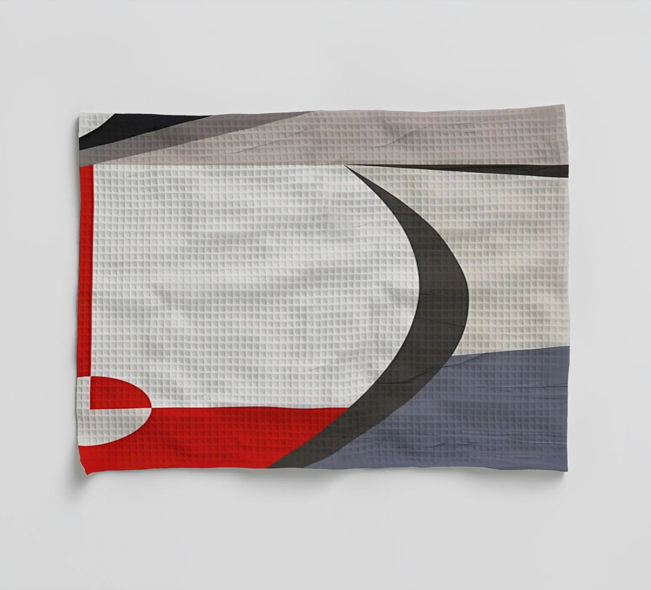 GEOMETRIC ABSTRACT 563B1 tea towel by Aiden Garcia