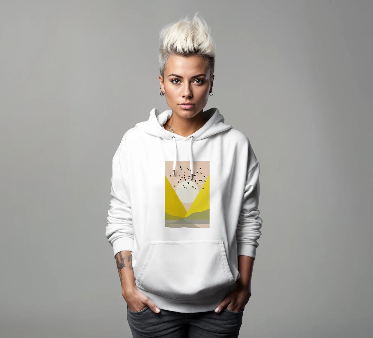 Sunflock sudadera con capucha de Pure