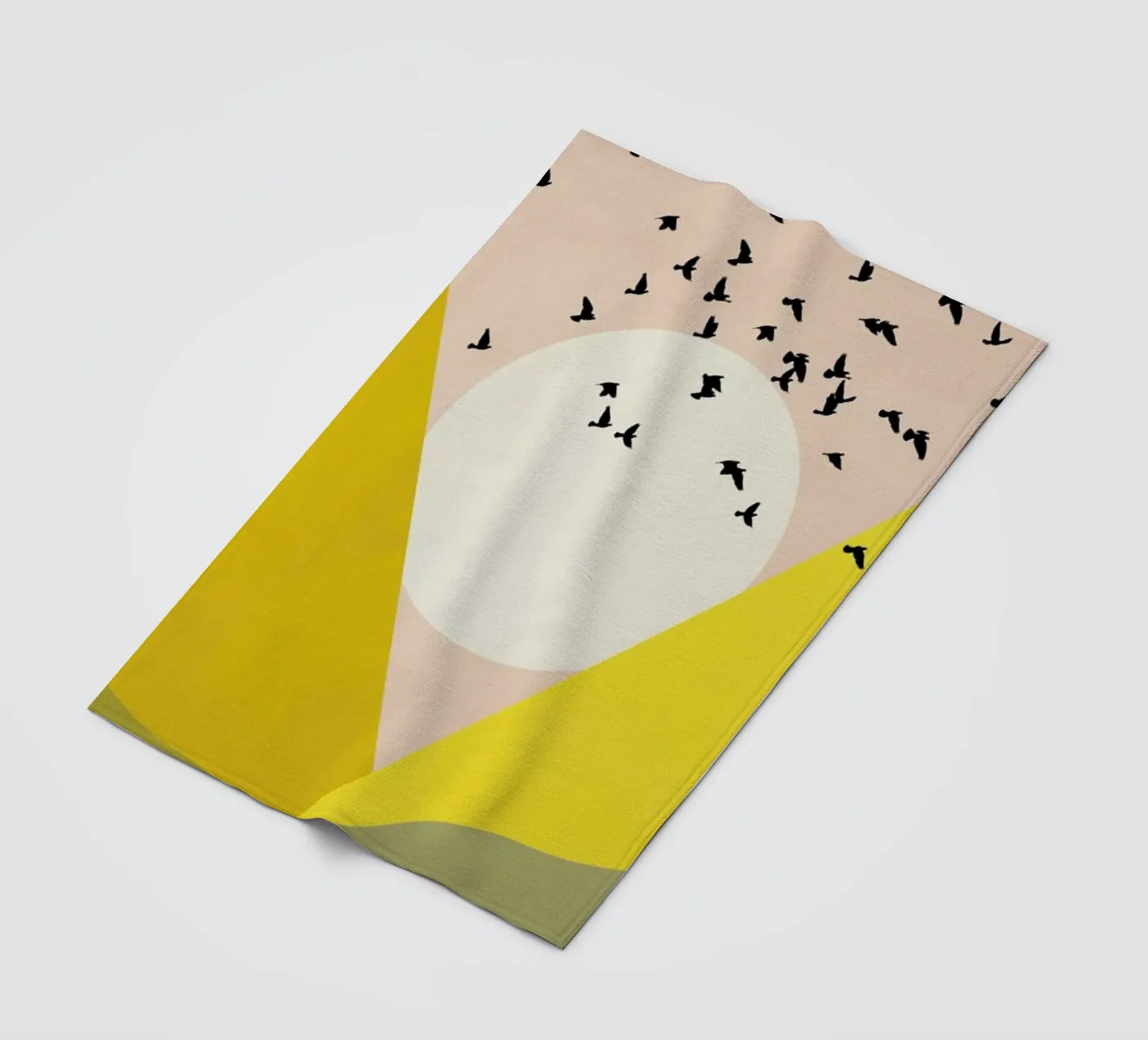 Sunflock fleecedeken van Pure