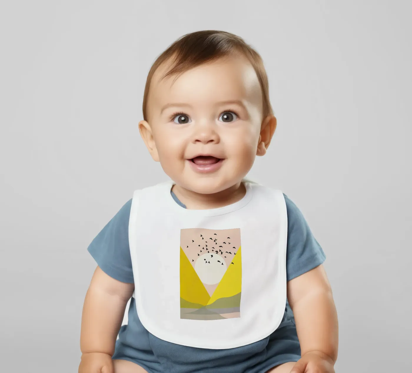 Sunflock baby slabbetje van Pure