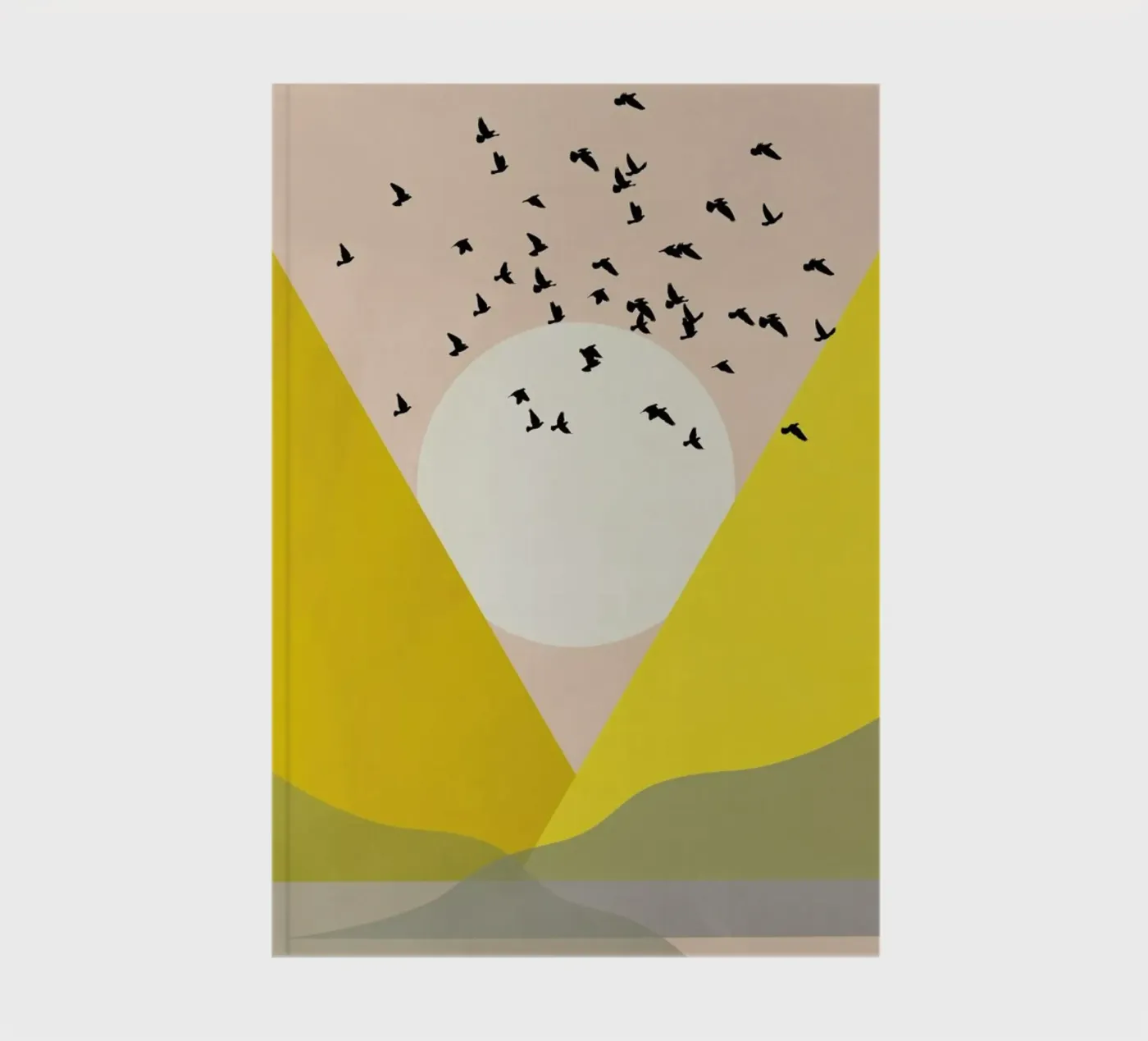 Sunflock notebook by Pure