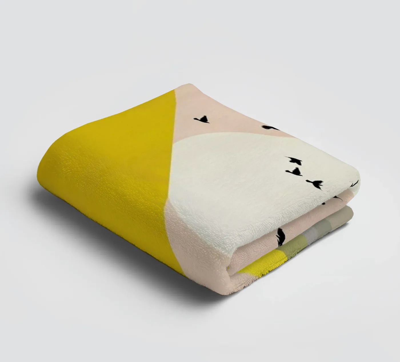 Sunflock badhanddoek van Pure