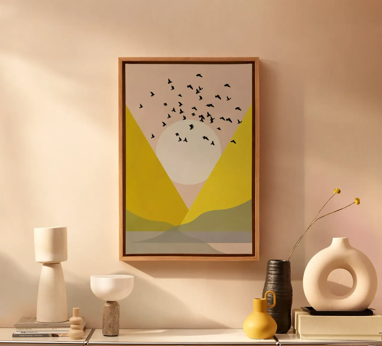 Sunflock Leinwand von Pure