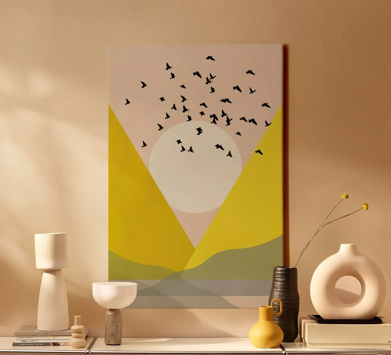 Sunflock canvas by Pure