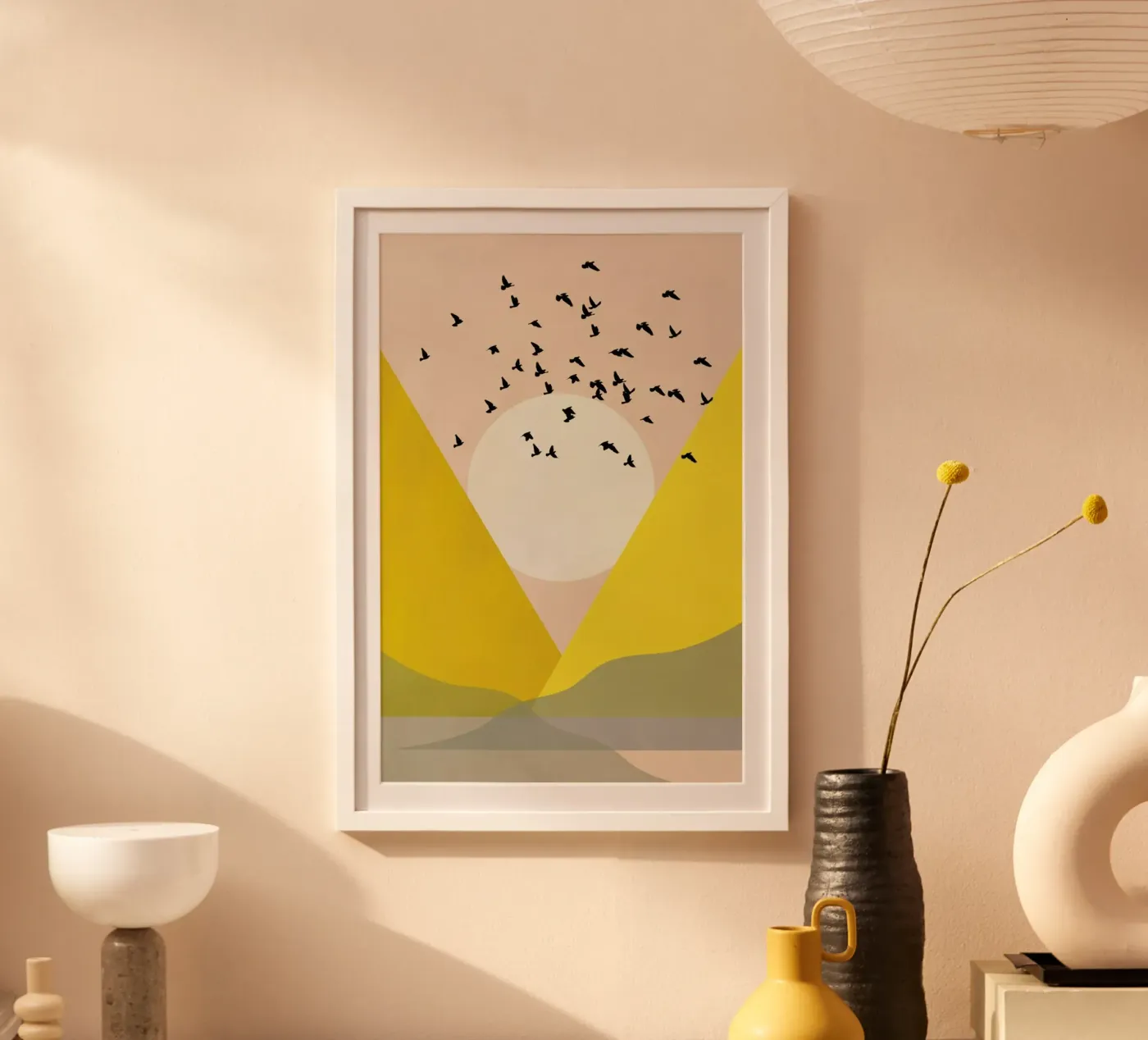 Sunflock poster van Pure