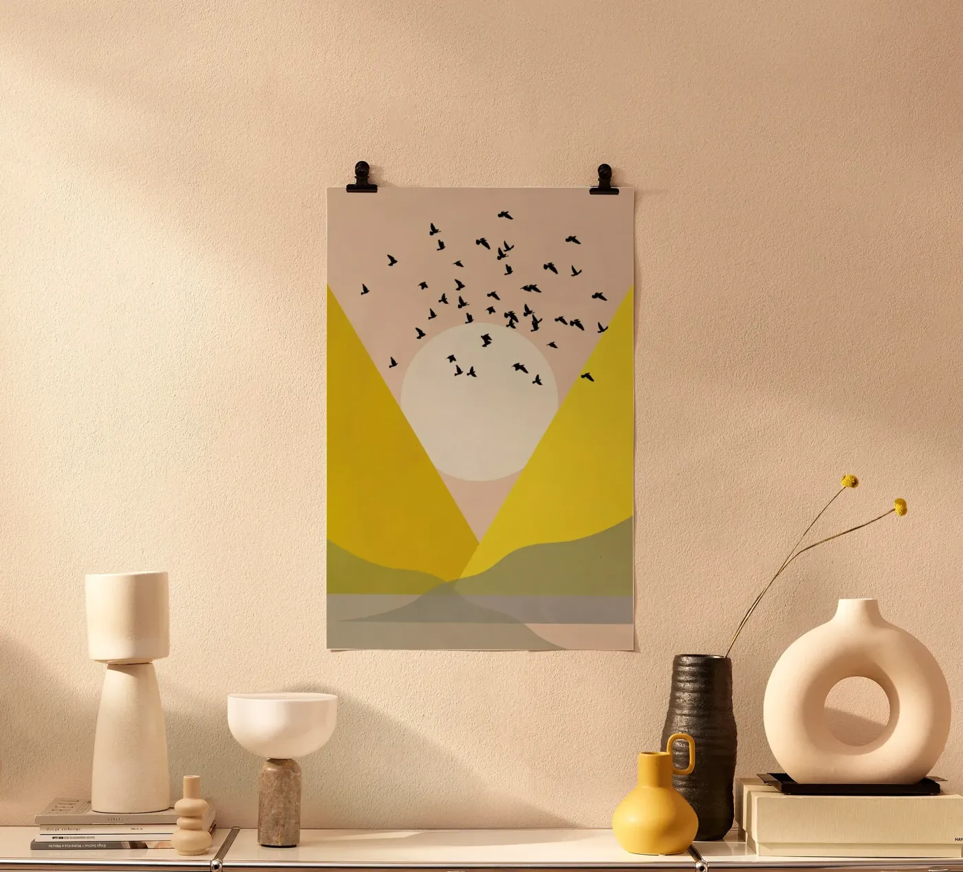 Sunflock poster van Pure