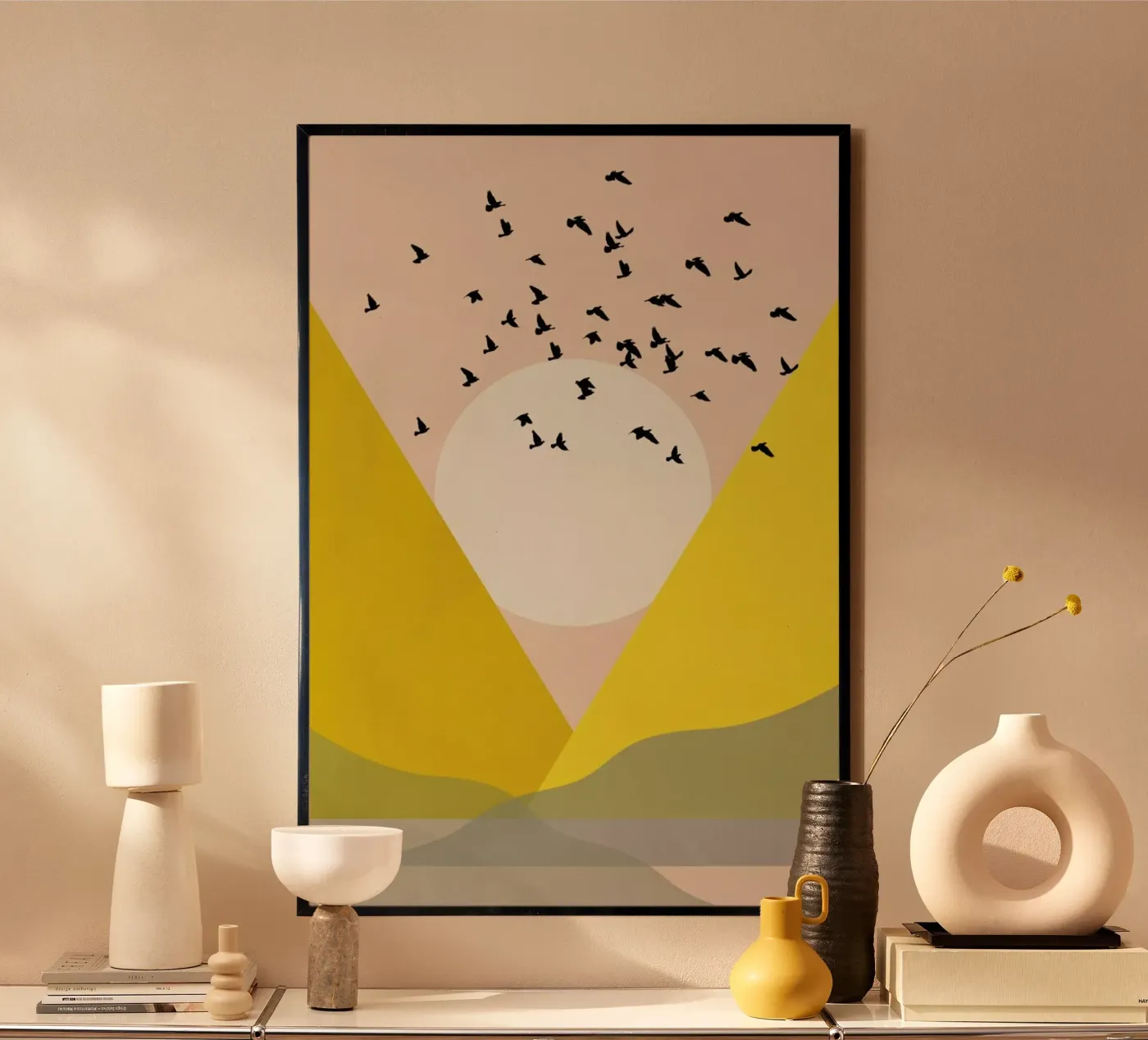 Sunflock poster van Pure
