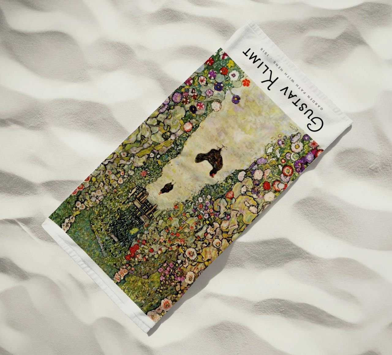 Klimt - Garden Path with Hens telo mare da ARTOTHEK