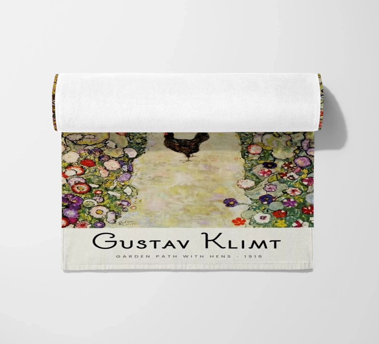 Klimt - Garden Path with Hens telo mare da ARTOTHEK