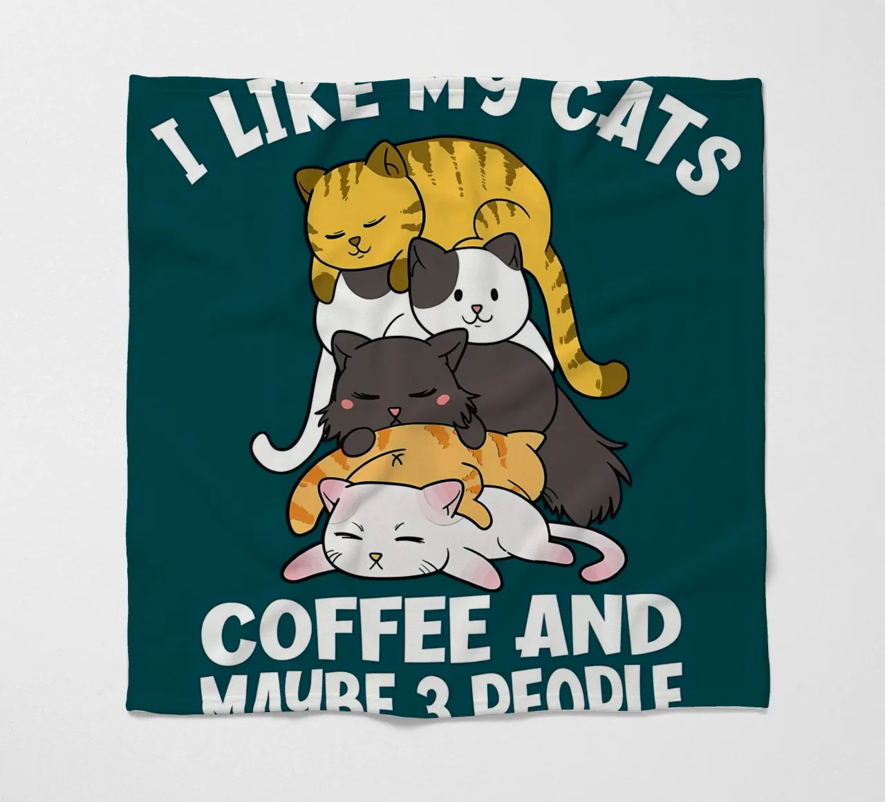 Gatti caffè e 3 persone coperta in pile da Bartosz Powalka
