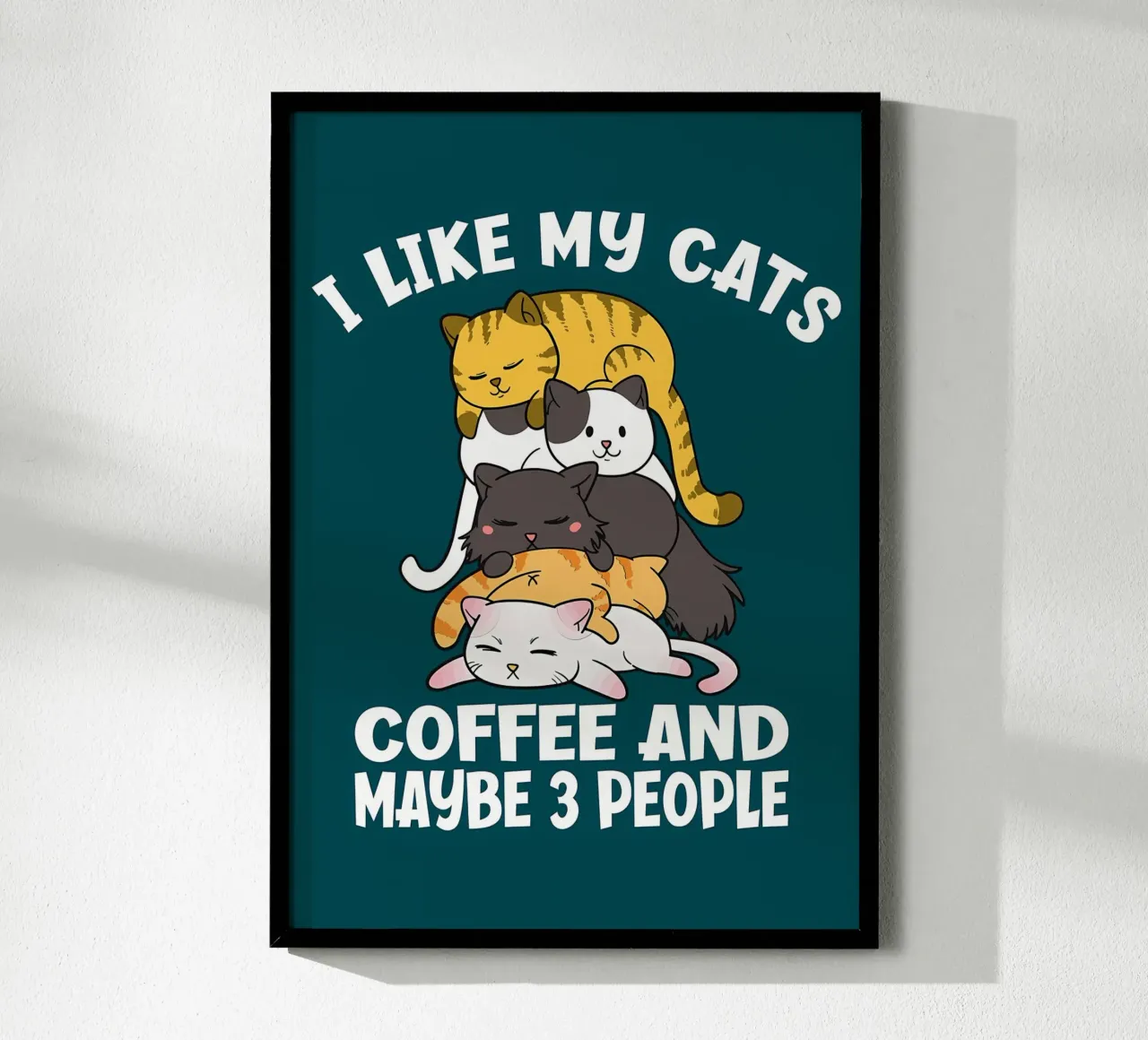 Gatti caffè e 3 persone carta hahnemühle da Bartosz Powalka