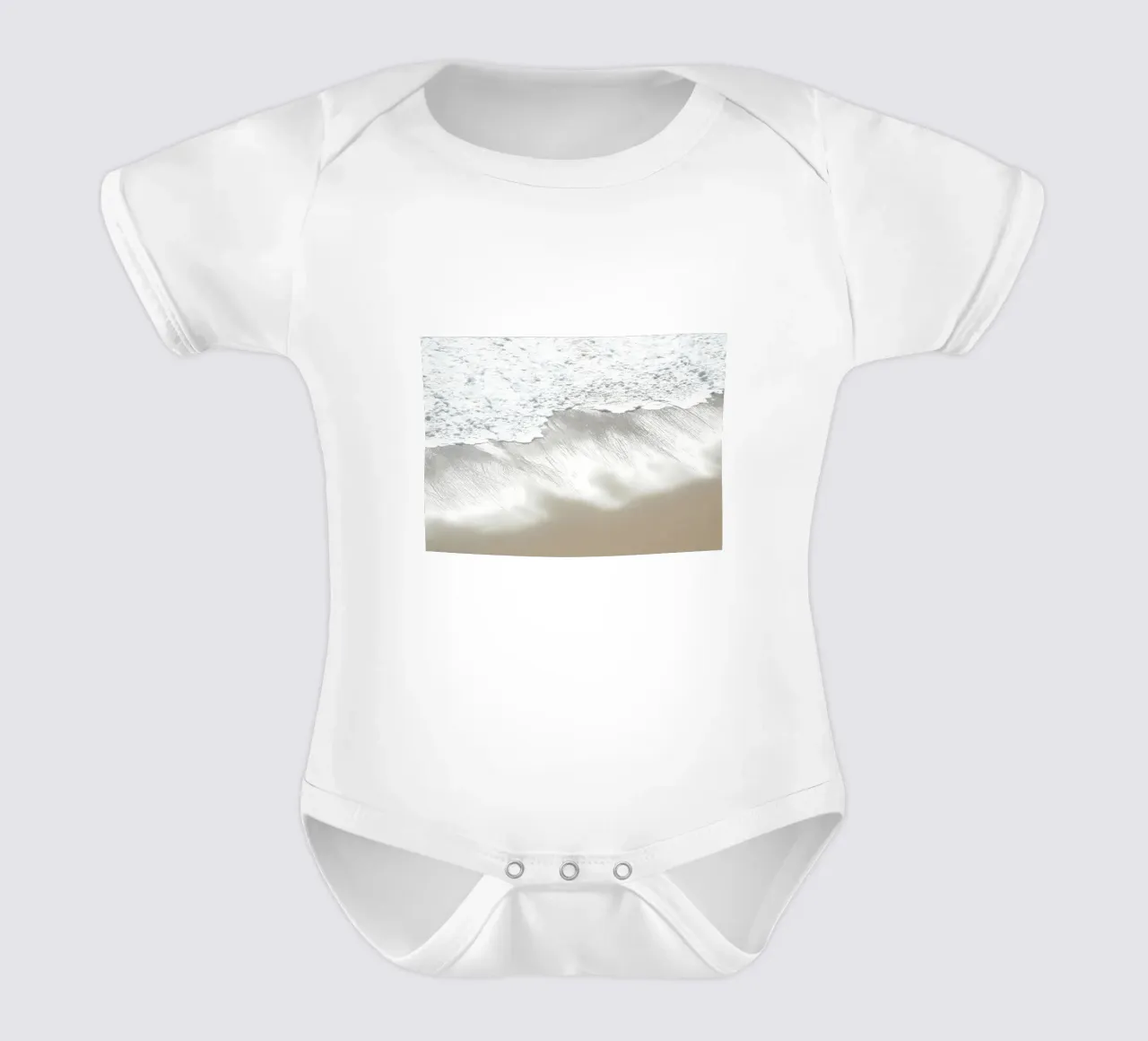 Algarve Ozean Glückseligkeit 1 Kurzarm Babybody von Matthew Katz