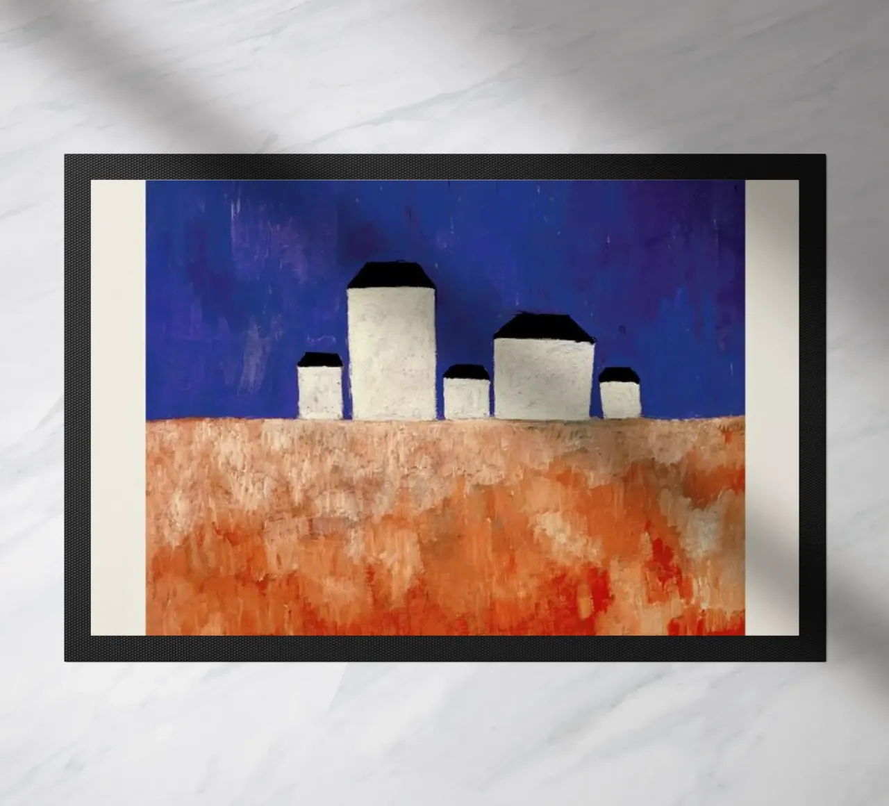 Malewitsch - Landscape with Five Houses zerbino da ARTOTHEK