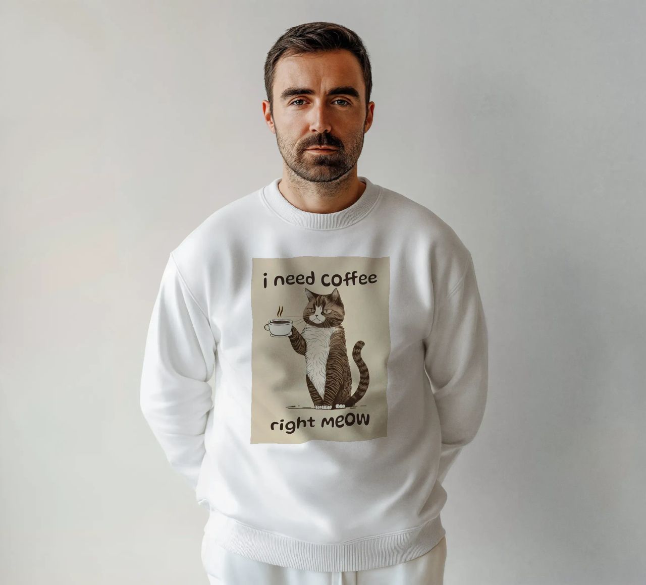 Ho bisogno di caffè proprio ora felpa da Bartosz Powalka
