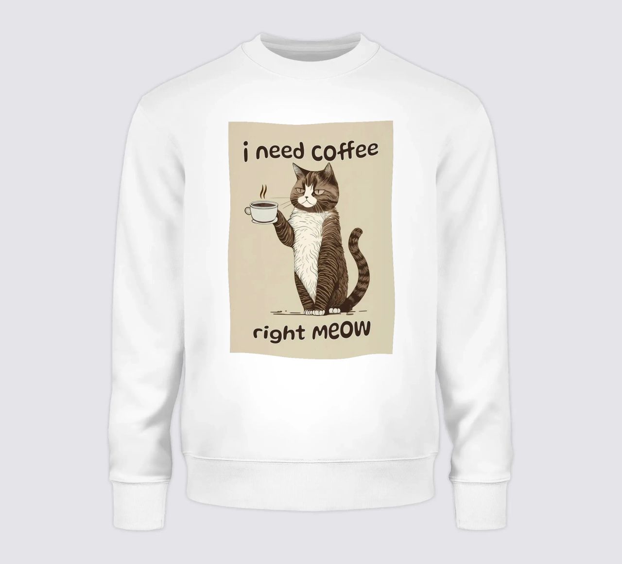 Ho bisogno di caffè proprio ora felpa da Bartosz Powalka