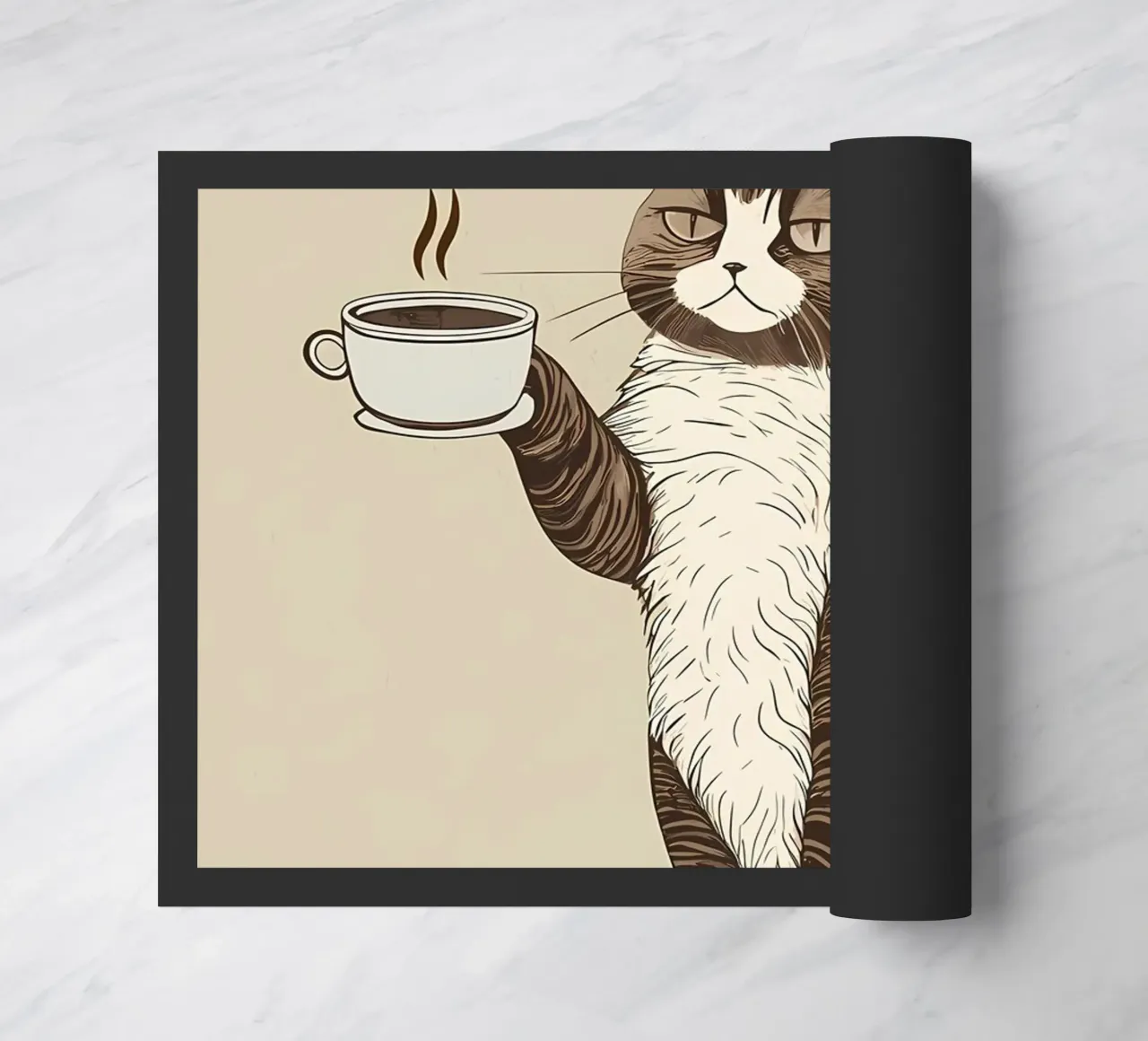 Ho bisogno di caffè proprio ora zerbino da Bartosz Powalka