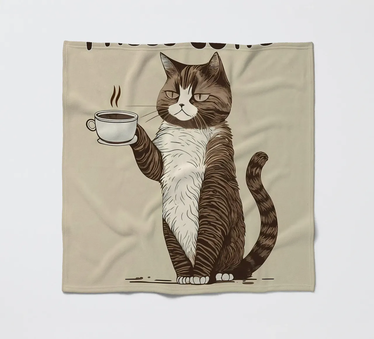 Ho bisogno di caffè proprio ora coperta in pile da Bartosz Powalka