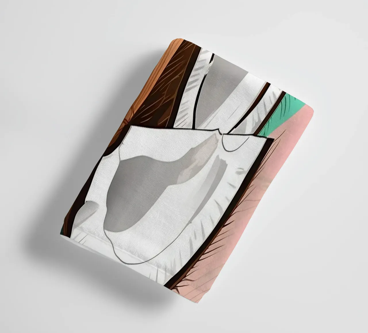Cocco_Stile_A_3 asciugamano da bagno da Pink- und LoveArt by LK