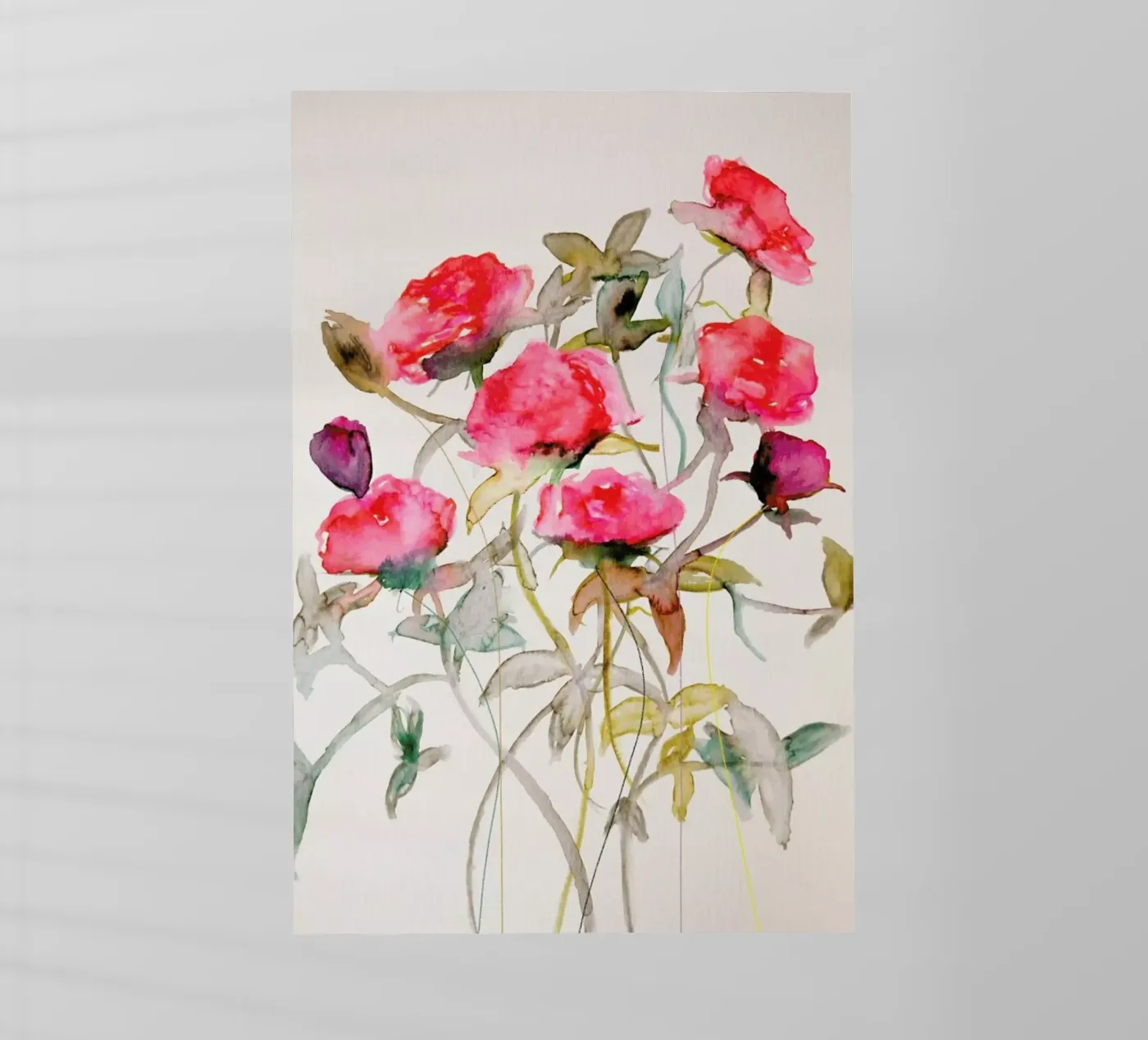 Rosa pellicola backlit da Leigh Viner