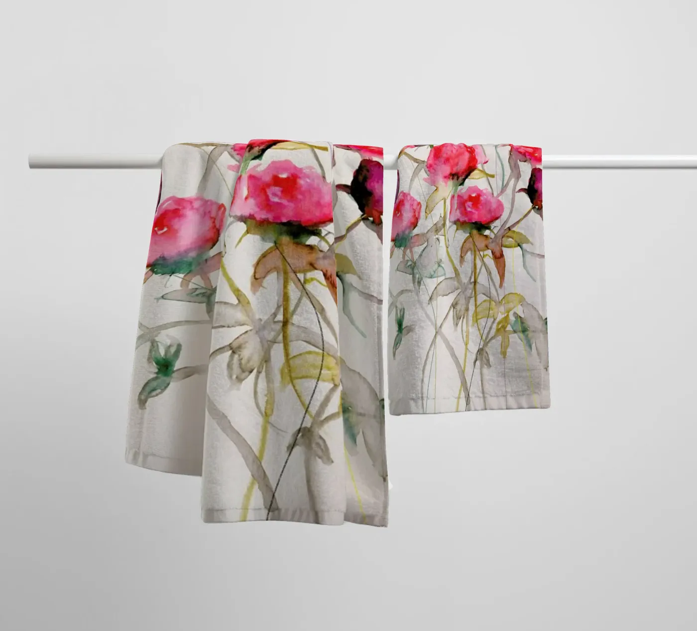 Rosa Handtuch von Leigh Viner