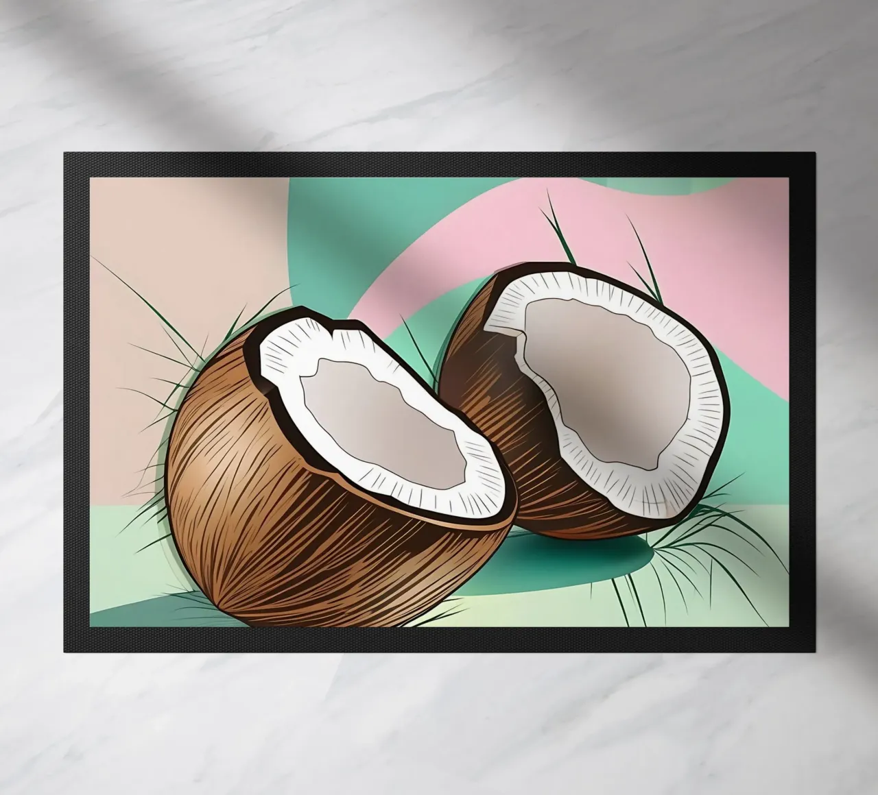 Coconut_Style_A_4 paillasson de Pink- und LoveArt by LK