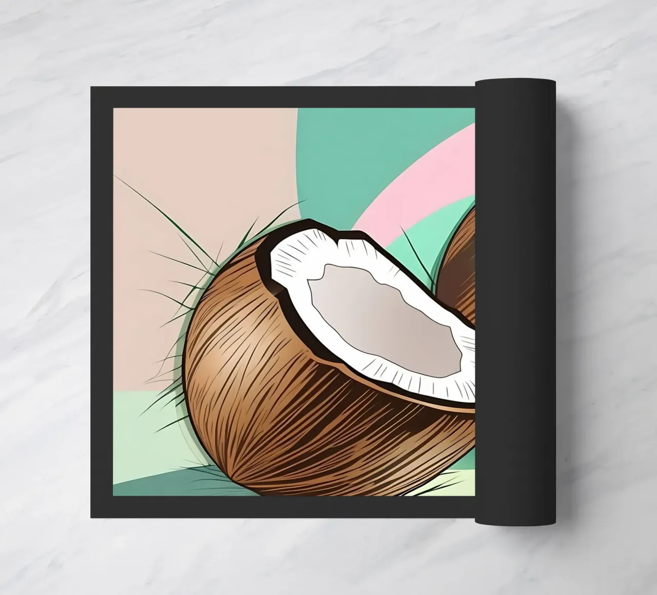 Coconut_Style_A_4 paillasson de Pink- und LoveArt by LK