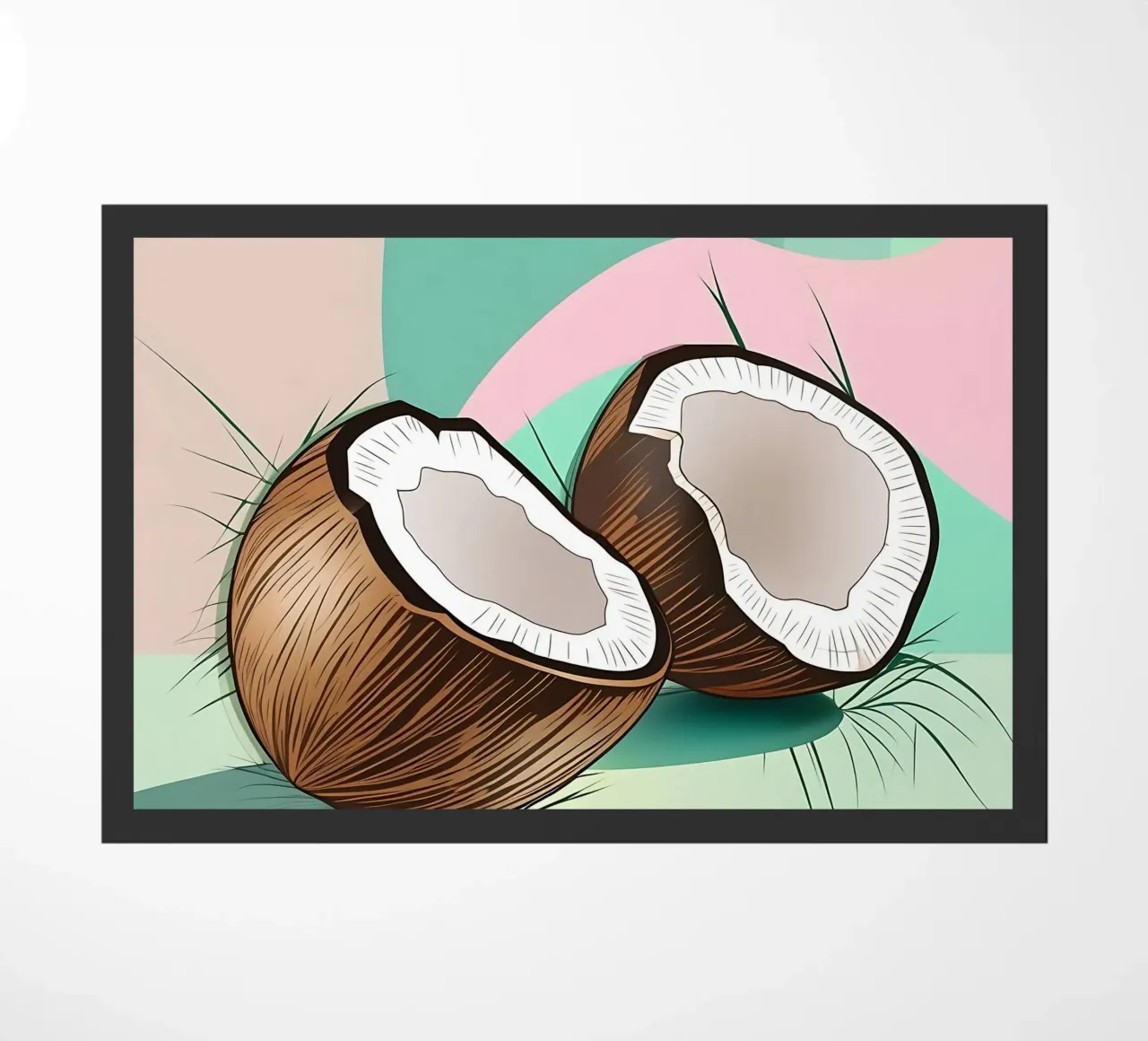 Coconut_Style_A_4 paillasson de Pink- und LoveArt by LK