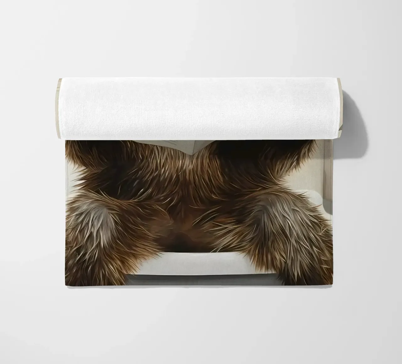 Loutre sur les toilettes serviette de plage de Adrian Patel