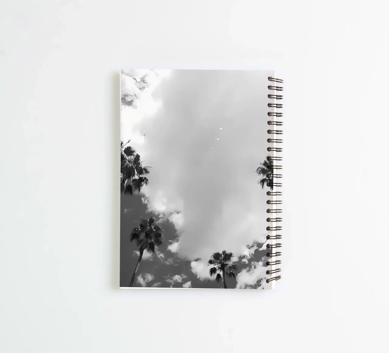 Under the Palm Trees 14 spiral notebook by Matthew Katz
