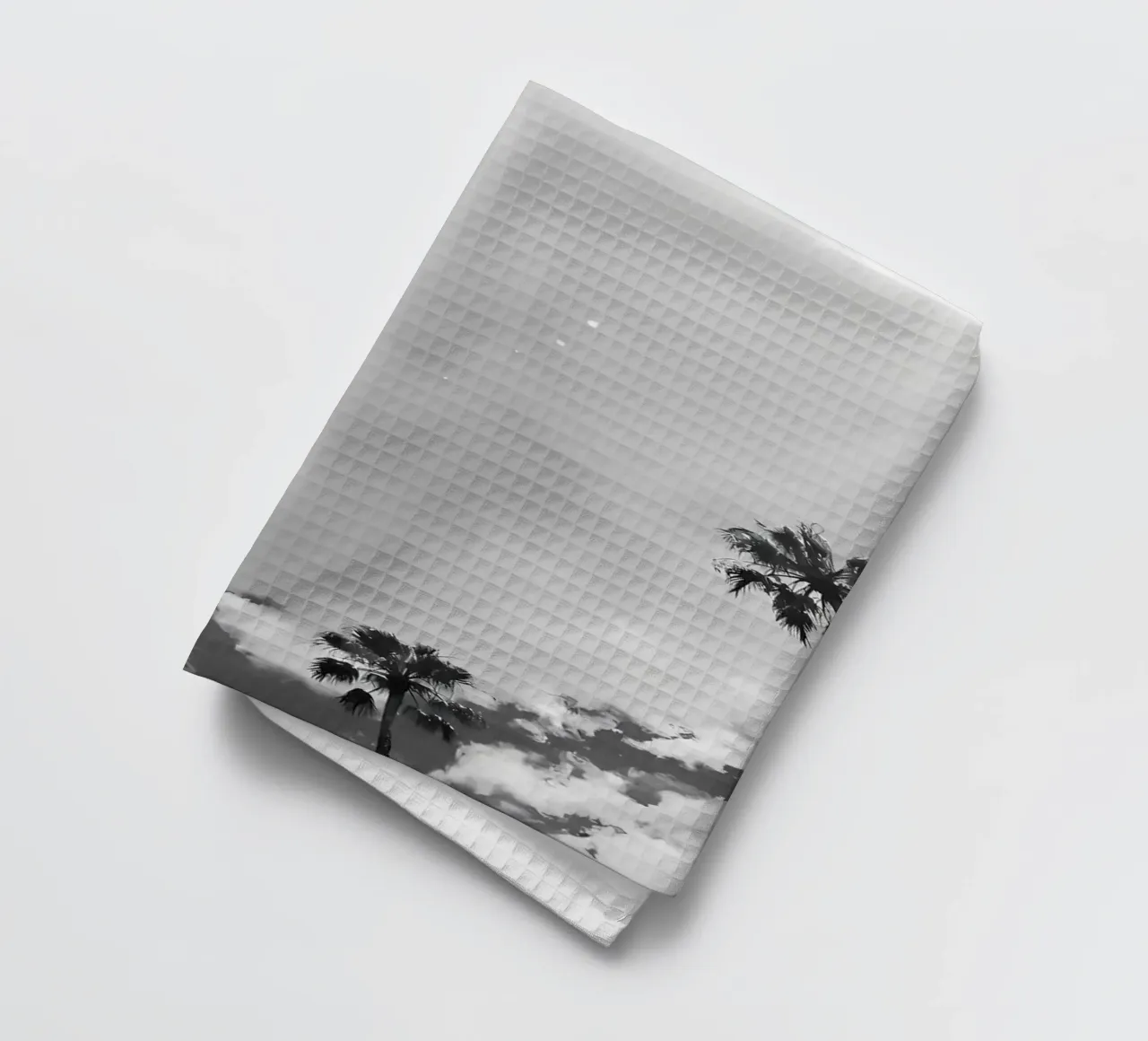 Under the Palm Trees 14 tea towel by Matthew Katz