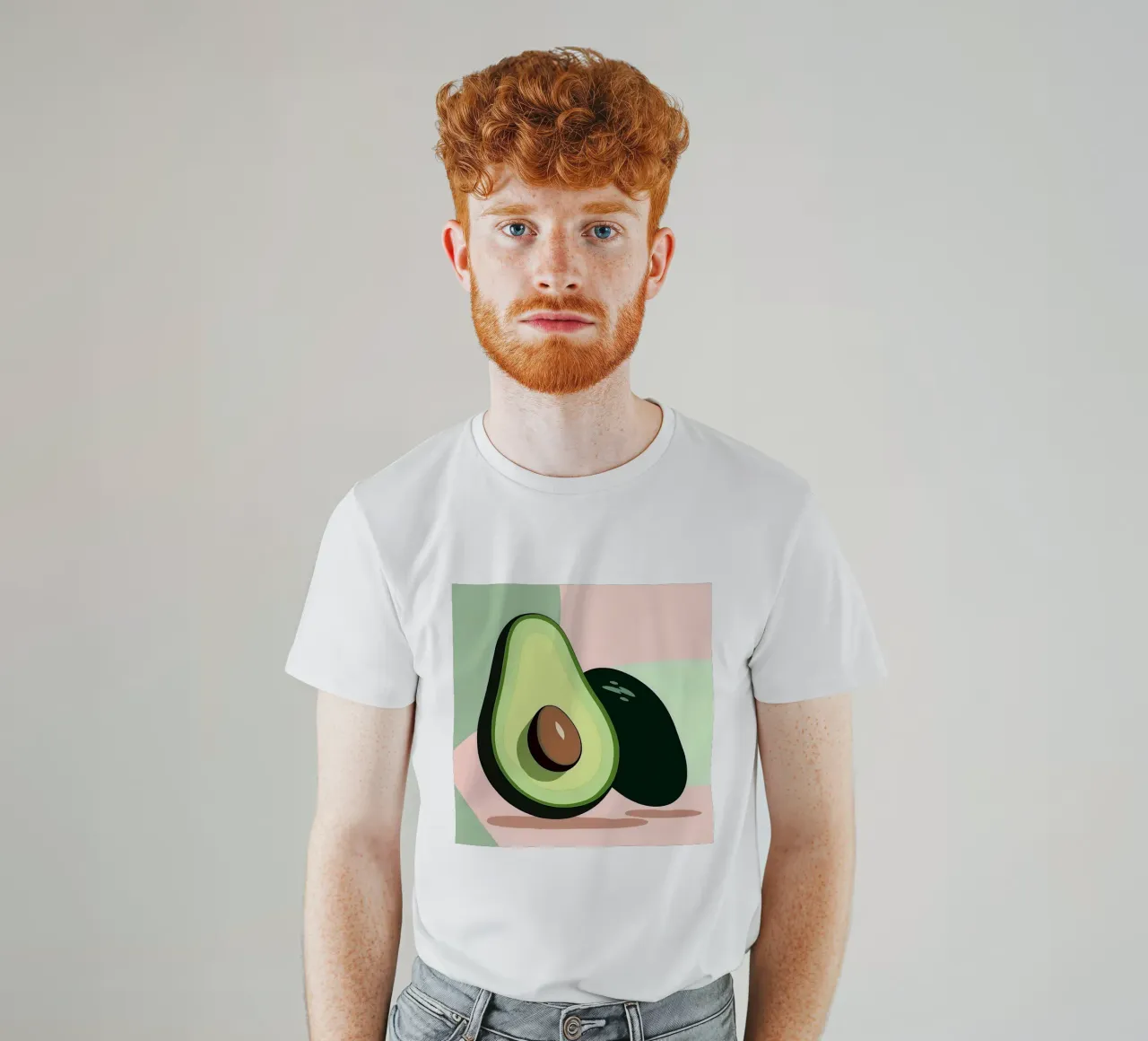 Avocado_Stil_A_1 t-shirt da Pink- und LoveArt by LK