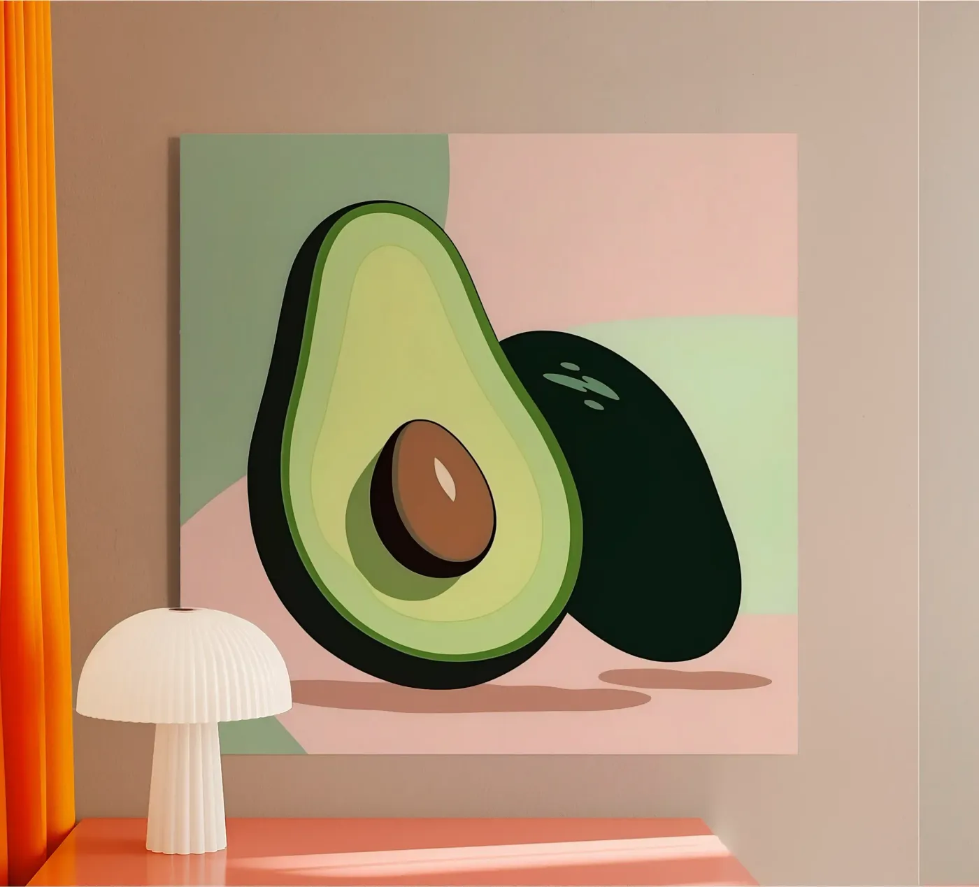 Avocado_Stil_A_1 plexiglass da Pink- und LoveArt by LK