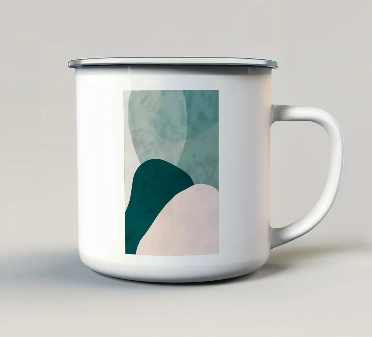 ASTRATTO ORGANICO 107A tazza in smalto da Aiden Garcia