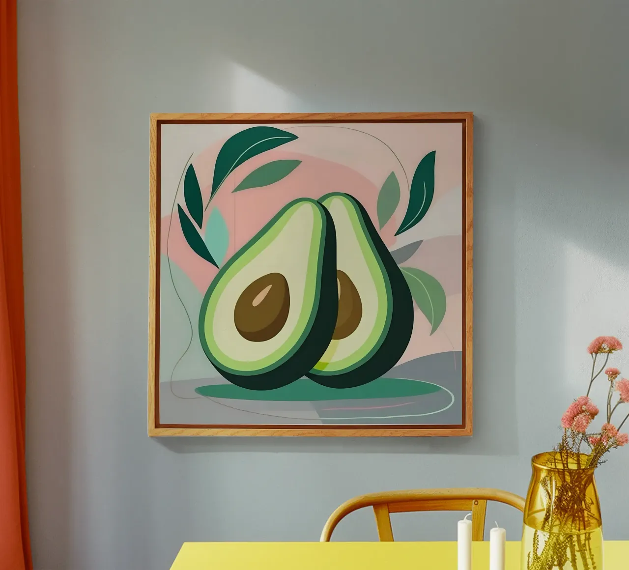 Avocado_Stil_A_2 plexiglass da Pink- und LoveArt by LK